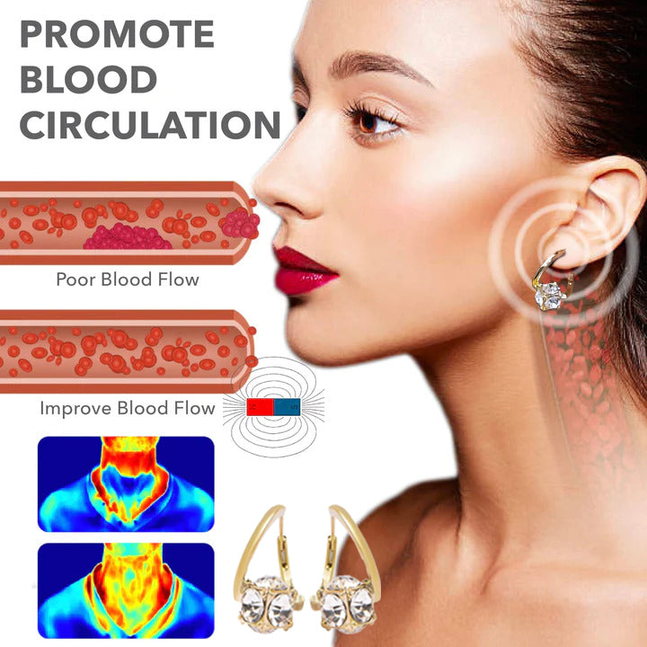 (LAST DAY OF SALE โ 30% OFF ๐ฅ) ๐๐๐๐๐๐ยฎ๐ง Lymphvity Magnetic Therapy Germanium Earrings