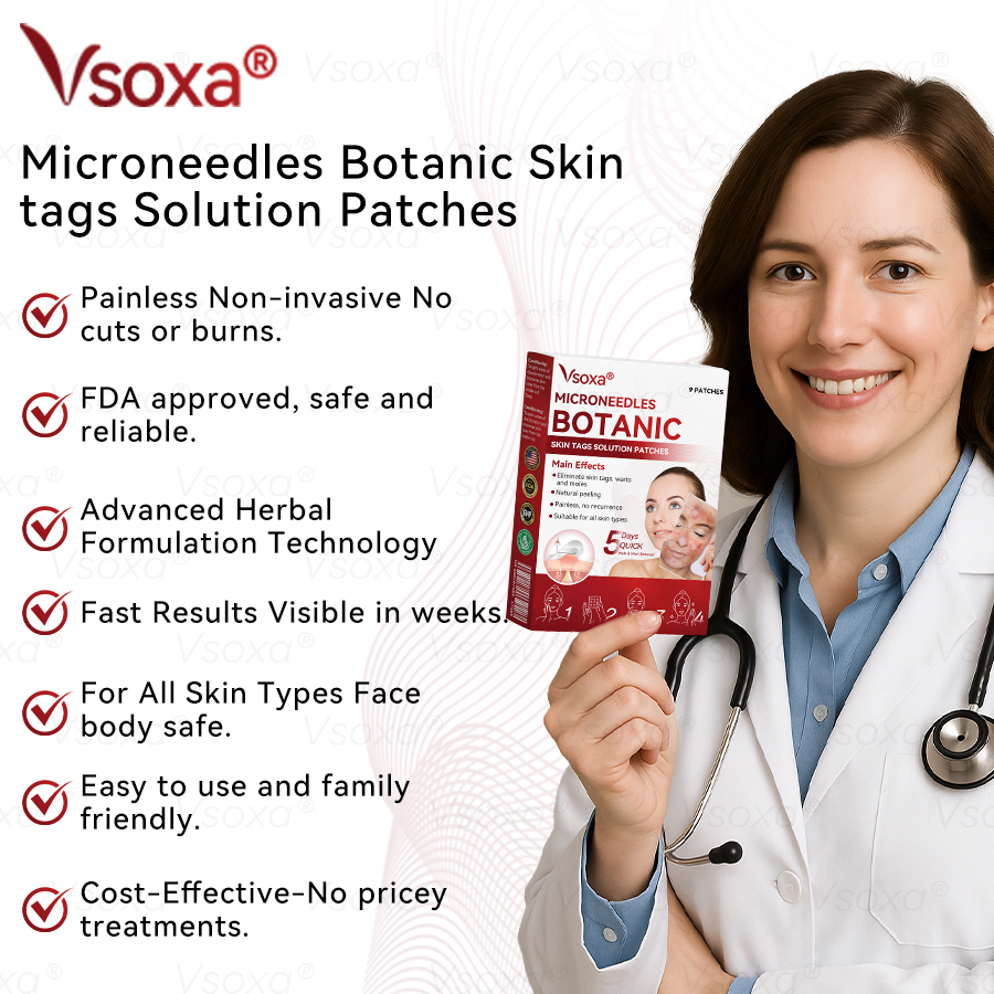 𝑉𝑠𝑜𝑥𝑎® 💧Microneedles Botanical Skin Tags Solution Patches - Made in the USA👩⚕️