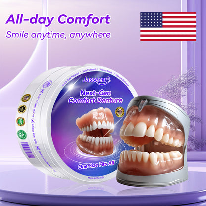 𝐉𝐚𝐬𝐬𝐞𝐞𝐦® Latest Premium Comfort Dentures🎁(High-End Dentures, Easy to Wear - Limited Time 70% Discount)