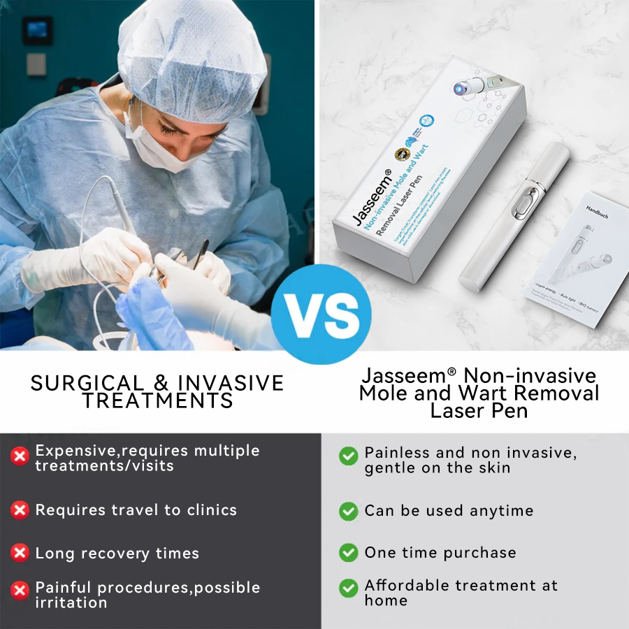 𝐉𝐚𝐬𝐬𝐞𝐞𝐦® Medical-Grade Laser Pen 🚚🎁(Powered by CO₂ laser technology – effectively removes moles, warts, skin tags, pigmentation marks, and other skin imperfections)