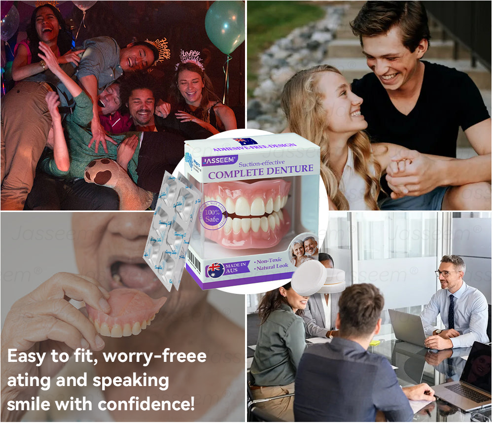 𝐉𝐚𝐬𝐬𝐞𝐞𝐦® Latest Premium Comfort Dentures💧 (High-End Dentures, Easy to Wear - Limited Time 70% Off)🔥
