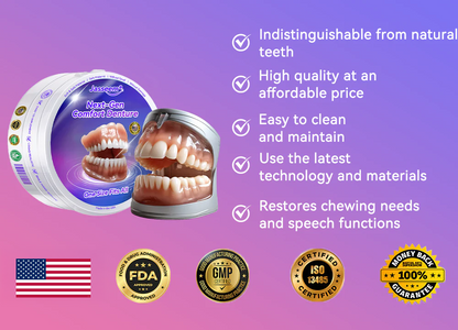 𝐉𝐚𝐬𝐬𝐞𝐞𝐦® Latest Premium Comfort Dentures🎁(High-End Dentures, Easy to Wear - Limited Time 70% Discount)